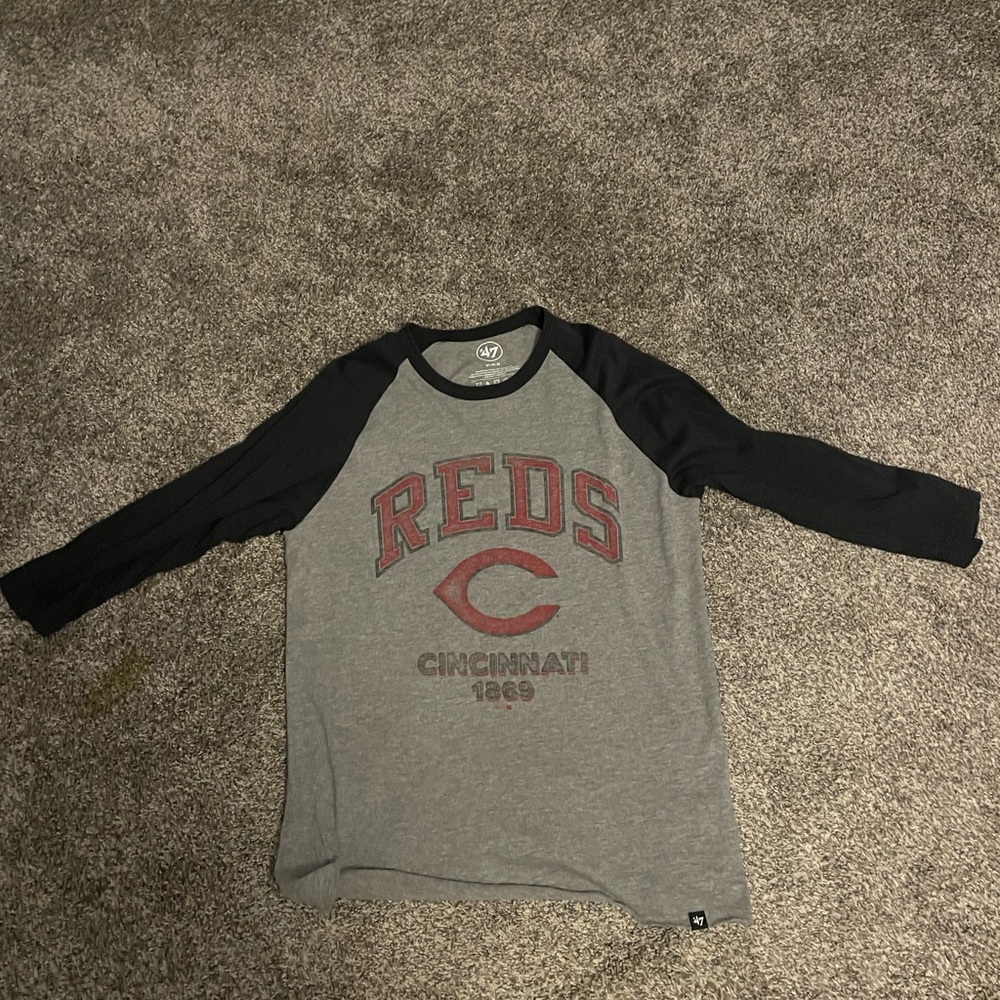 47 Brand Cincinnati Reds Vintage Raglan